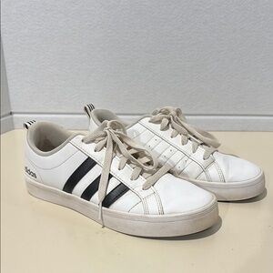 Adidas Neo Pace White Leather Sneakers CG5907